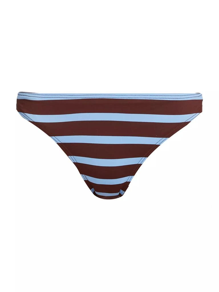 A.L.C. Amber Stripe Bikini Bottoms 1