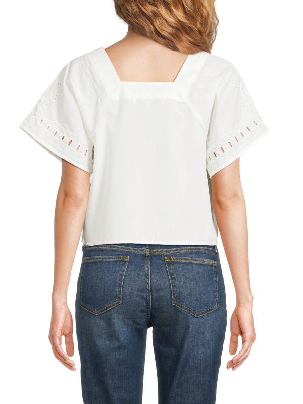 Joe
s Jeans Cropped Broderie Top