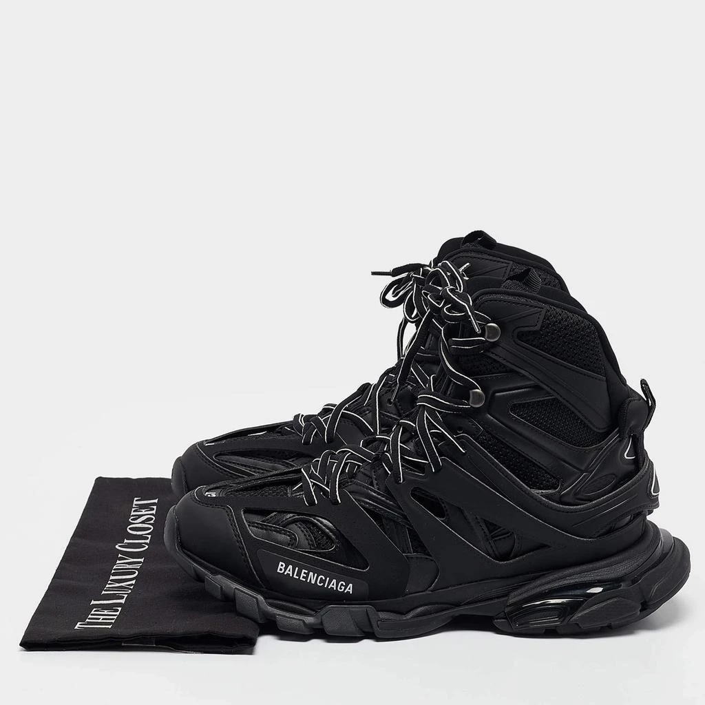 Balenciaga Balenciaga Black Mesh and Faux Leather Track Hike High Top Sneakers Size 43 9