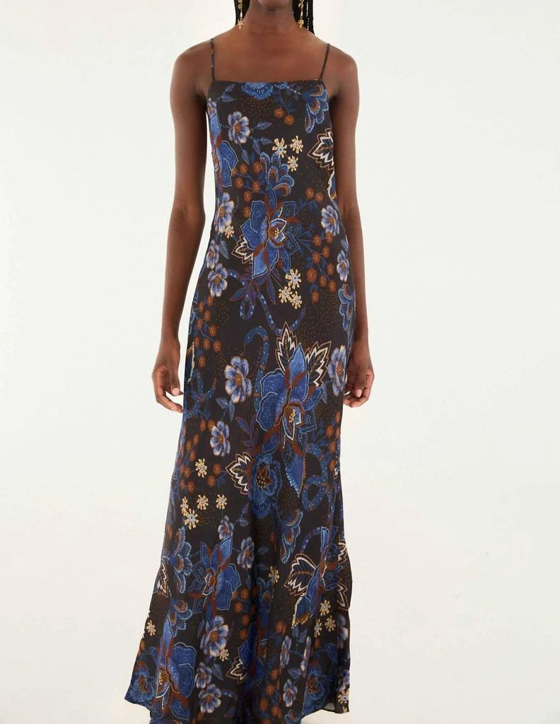 Farm Rio Farm Rio - Snakes Bouquet Slip Maxi Dress