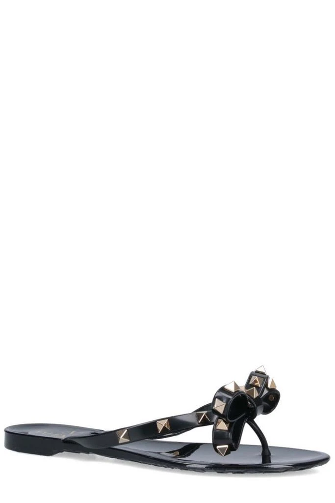 Valentino Valentino Garavani Rockstud Bow Detailed Thong Sandals 2