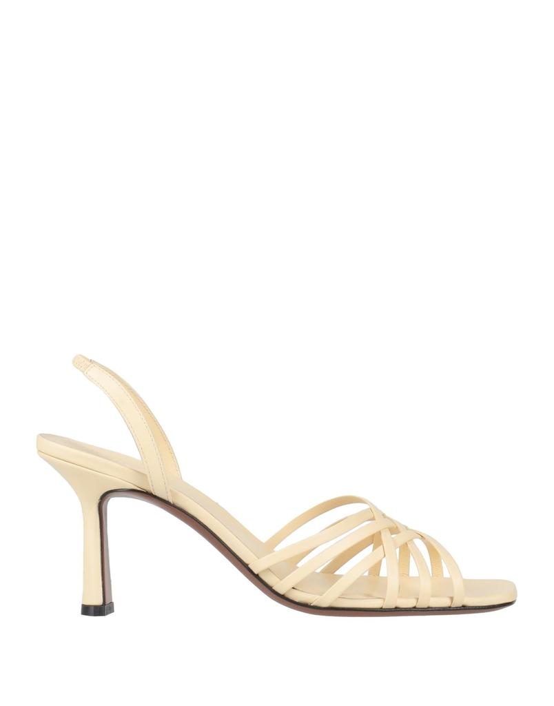 サンダル・ミュール NEOUS Cream leather Shamali sandals (00344N22 ALABASTER) NEOUS Cream Leather Shamali Sandals - Shoes - BeyondStyle