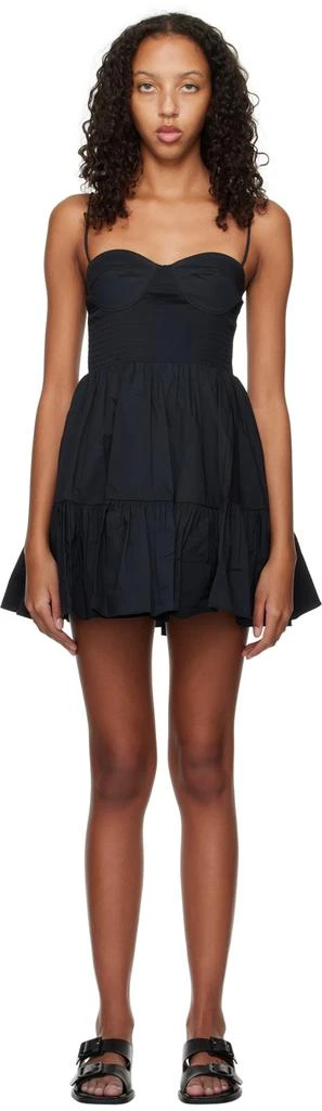 Staud Black Landry Minidress 1