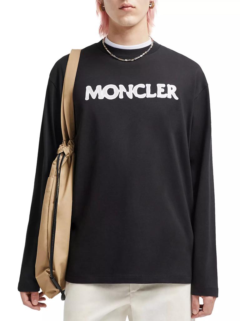 Moncler Long Sleeve Logo T-Shirt