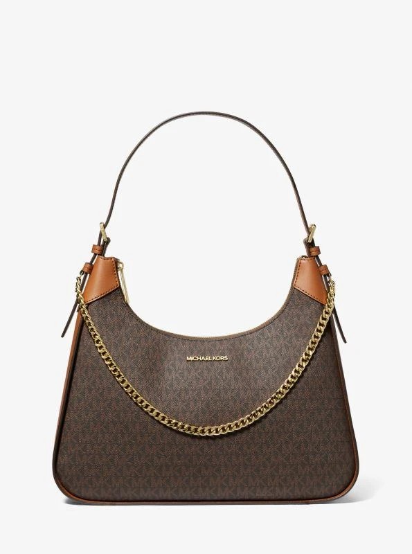 Michael Kors Wilma Large Signature Logo Shoulder Bag 1