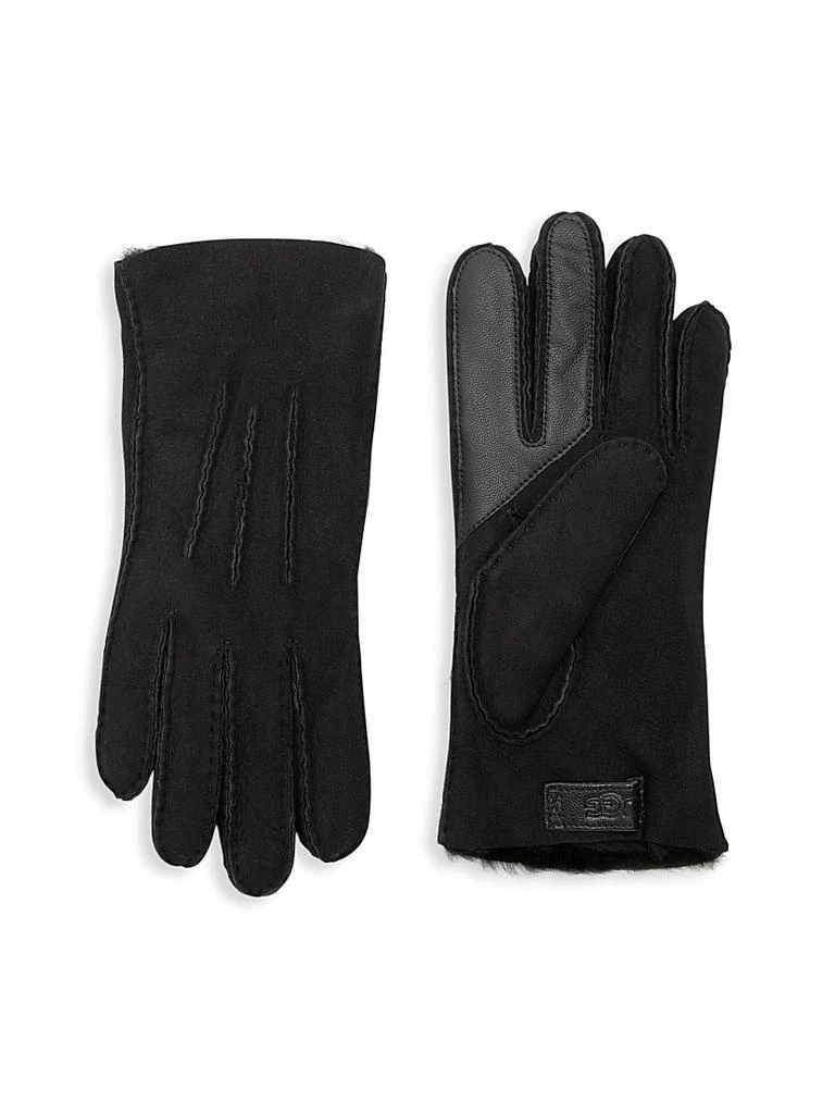 UGG Unisex Contrast Sheepskin Touch Tech Gloves 1