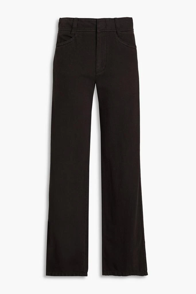 Vince Cotton, Lyocell and linen-blend gabardine straight-leg pants