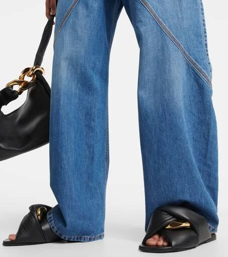 JW Anderson Chain Twist leather sandals 4