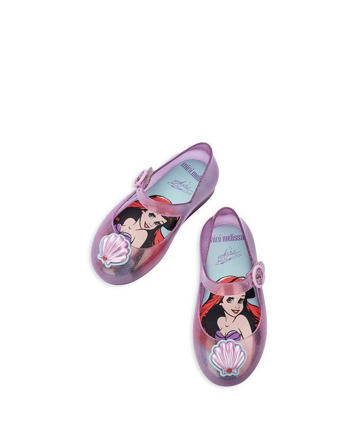 Mini Melissa Girls' Mini Sweet Love Disney Princess Flats - Toddler 2