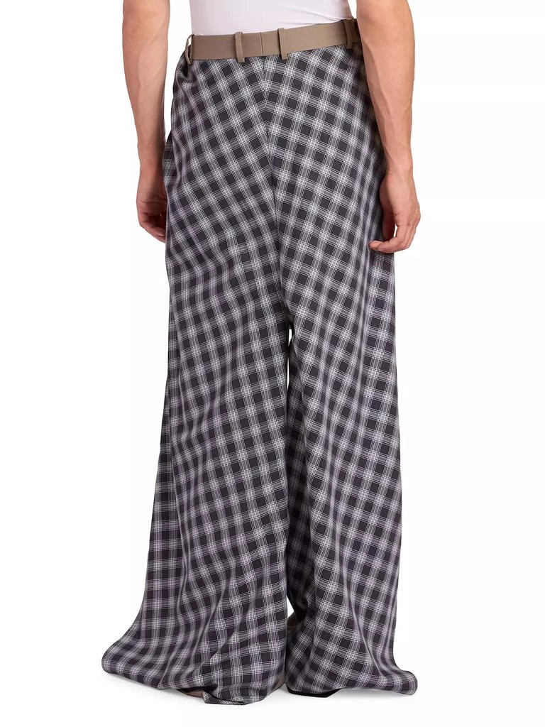 Loewe Cotton-Blend Draped Wide-Leg Pants 5