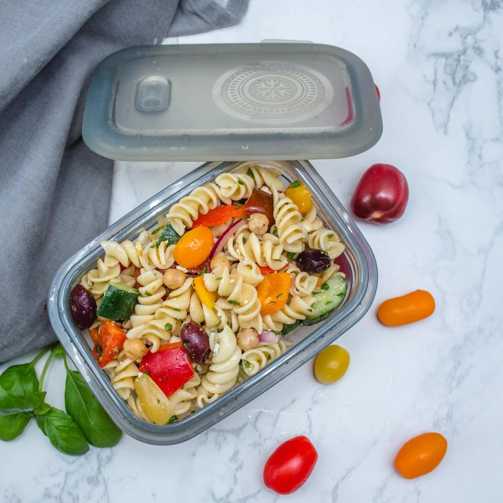 MNML Collapsible Silicone Food Storage Container Set of 6 - 1160 ml - Grey 4