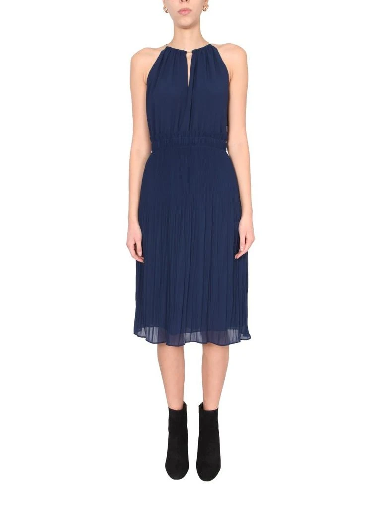 Michael Kors Michael Michael Kors Halter-Neck Midi Dress 1
