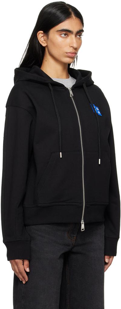 ADER error Black TRS Tag Zip-Up 02 Hoodie