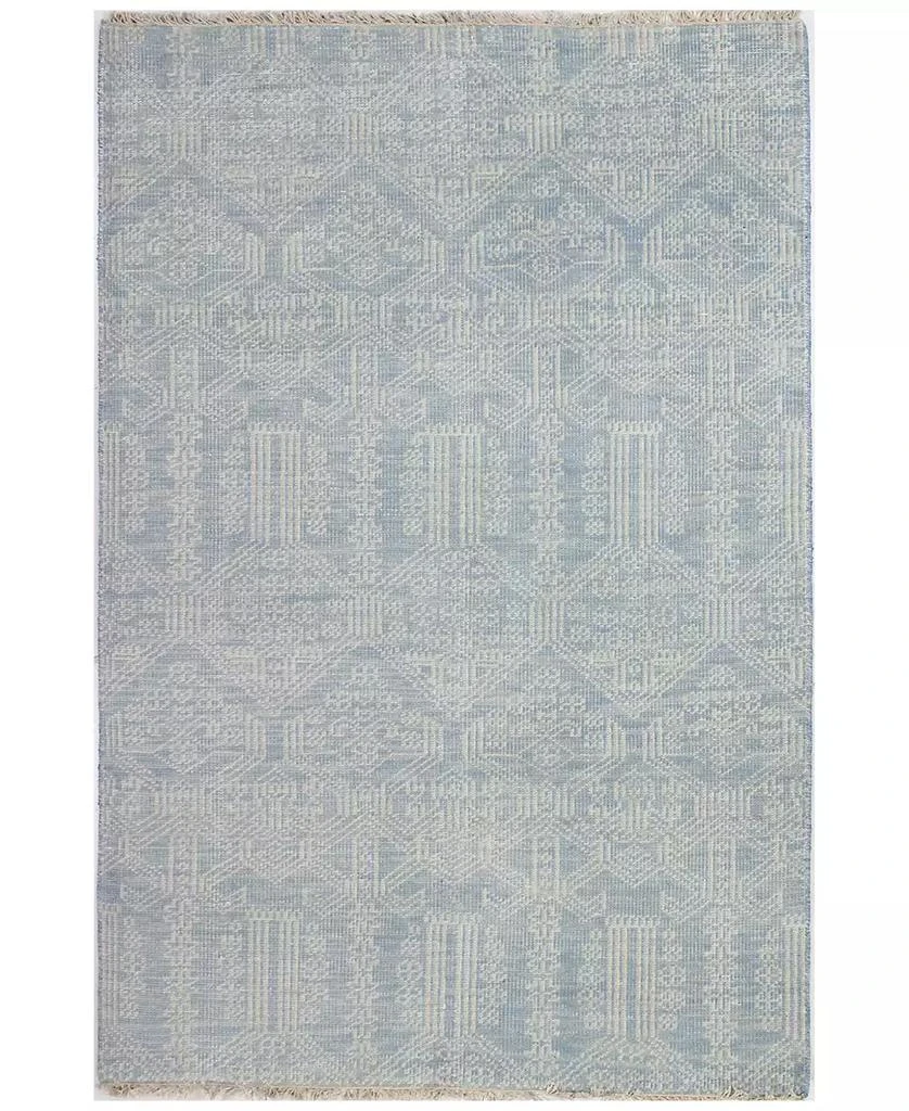 Bashian Rugs Carah CRH-108 Light Blue 5' x 7'6" Area Rug 1