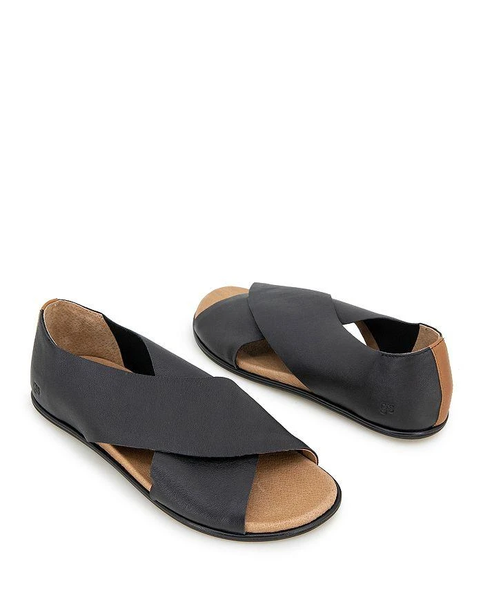 Gentle Souls Women's Laniey Slip On Crisscross Sandals 7