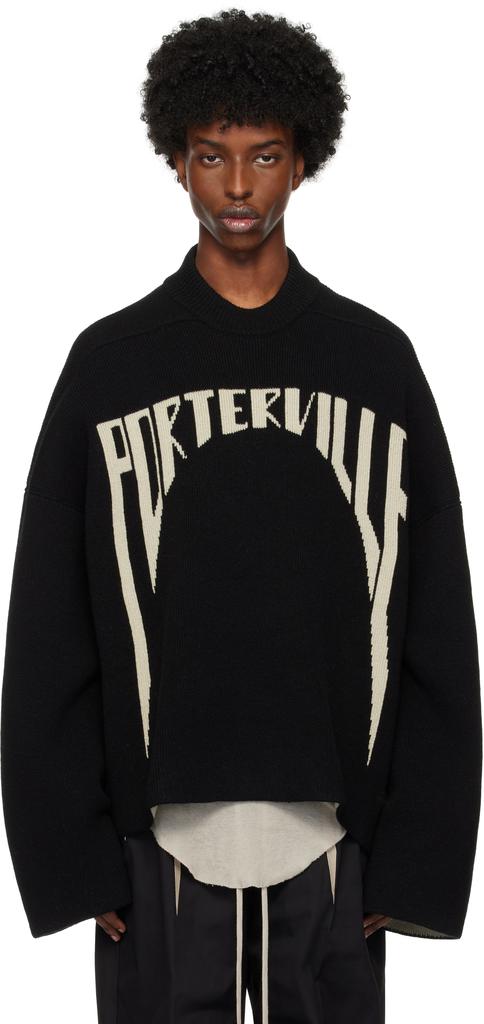 Shop Black Porterville Jumbo Sweater on Sale at BeyondStyle – Get