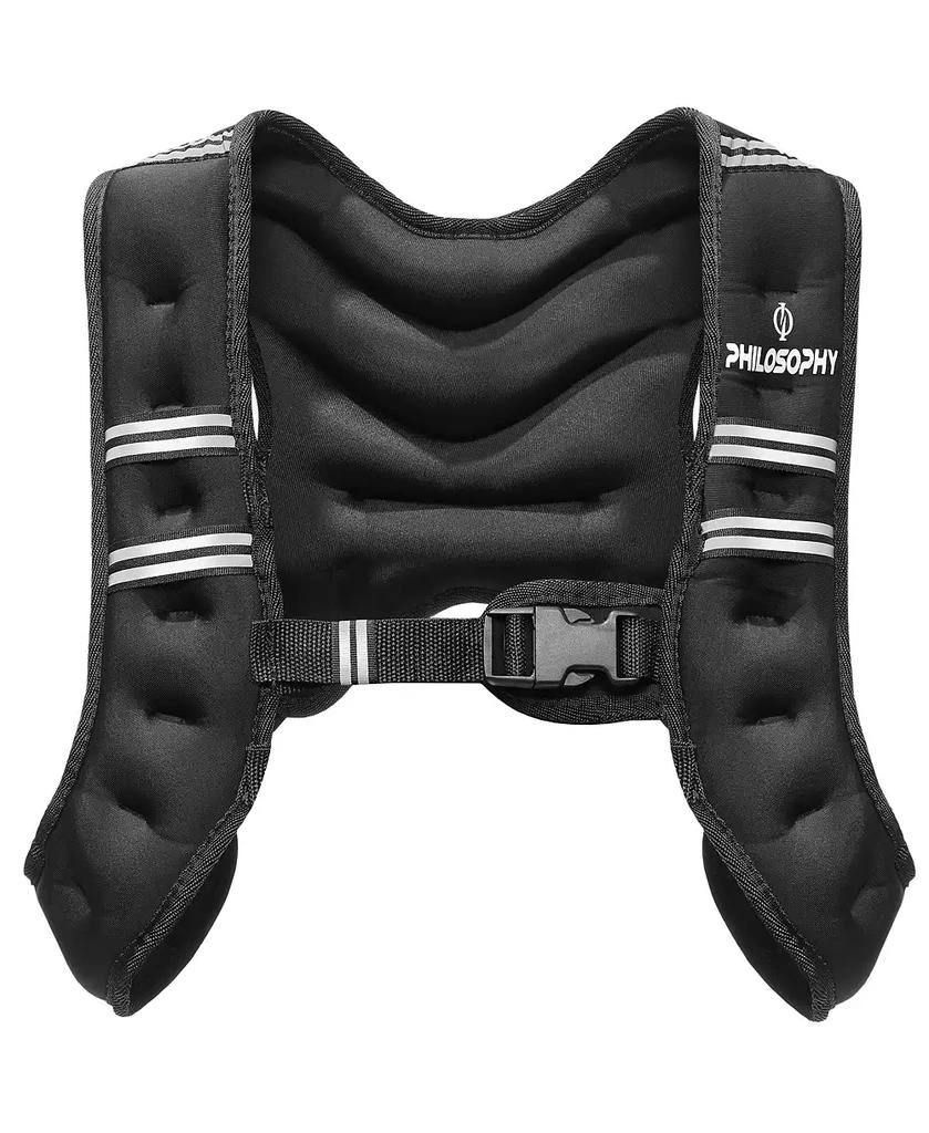 Philosophy Gym Weighted Workout Vest 10 LB, Strength Training Fitness Body Weight Vest