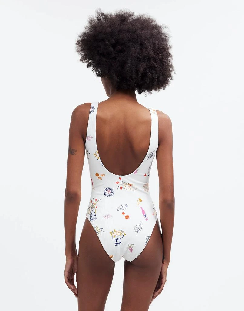 Madewell Madewell x Lisa Says Gah! Scoop-Neck One-Piece Swimsuit 3