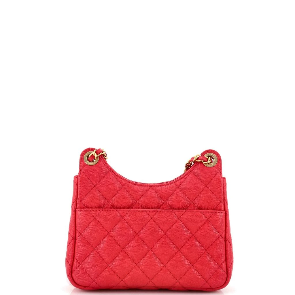 Chanel Wavy CC Hobo Quilted Caviar Small 4