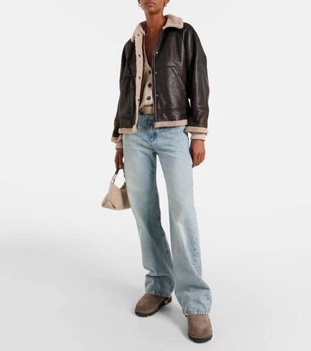 Brunello Cucinelli Monili shearling-lined suede boots 2