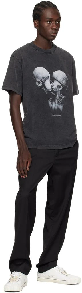 Han Kjobenhavn Black Aliens Kissing T-Shirt 4