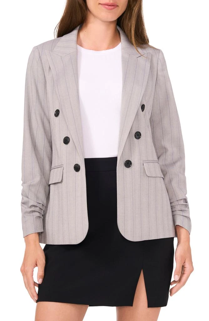 Halogen Pinstripe Open Front Blazer 1