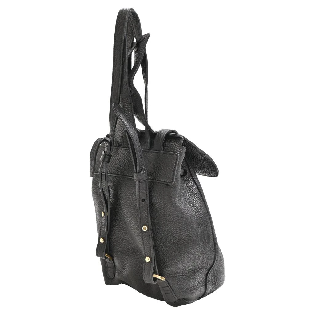 Rucksack Backpack in Black Leather – On Sale Now with Up to  display picture 1
