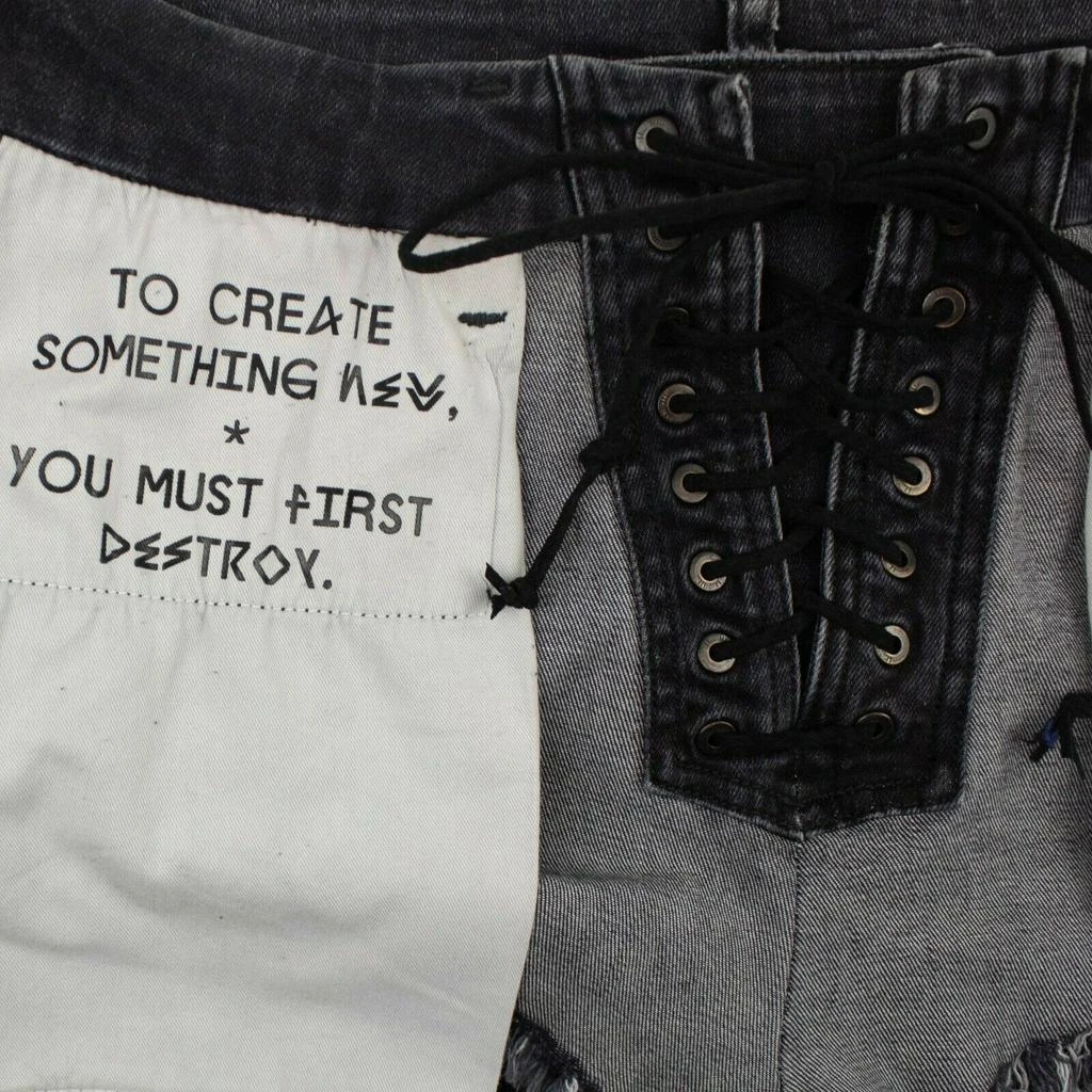 Unravel Project Deconstructed Slim-Fit Pants - Denim 3