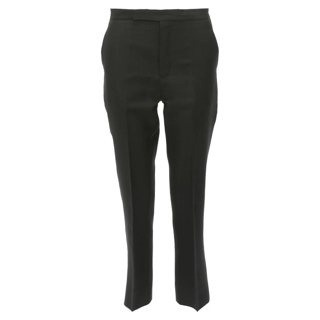 PORTS 1961 Wool Silk Cotton Lined Flared Cropped Trousers 1