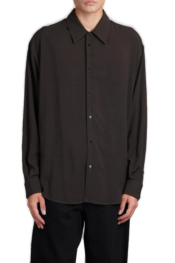 Lemaire Lemaire Button-Up Textured Shirt 1