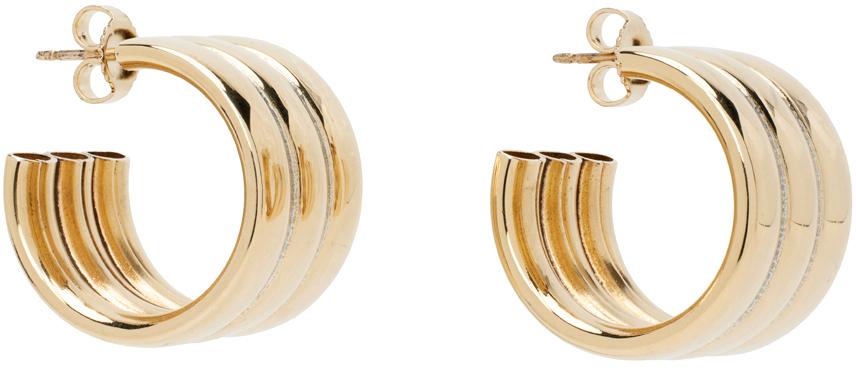 Laura Lombardi Gold Mini Grazia Earrings