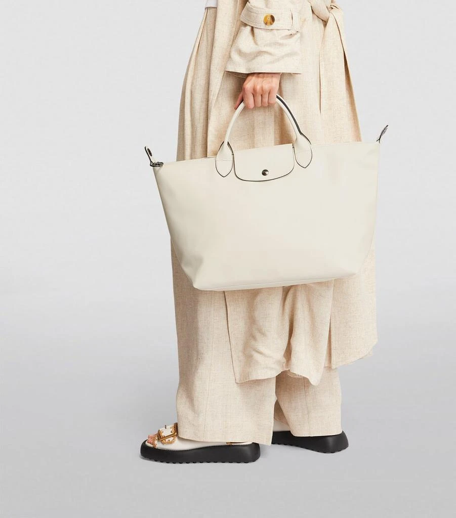 Longchamp Large Leather Le Pliage Xtra Tote Bag 5