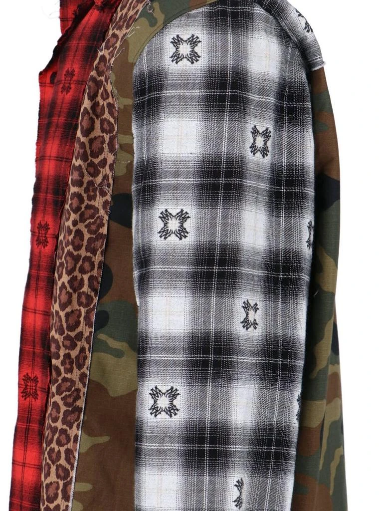 AMIRI Amiri Spliced Ma Quad Flannel Shirt 4