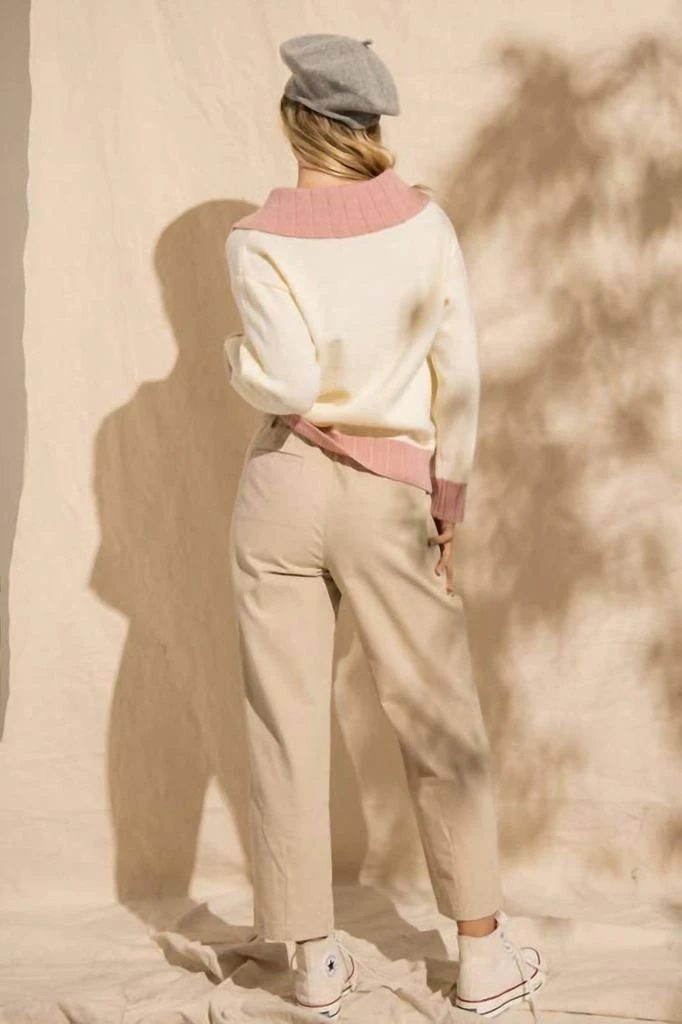 PAPERMOON Papermoon - Jessi Colorblock Zip Sweater 6