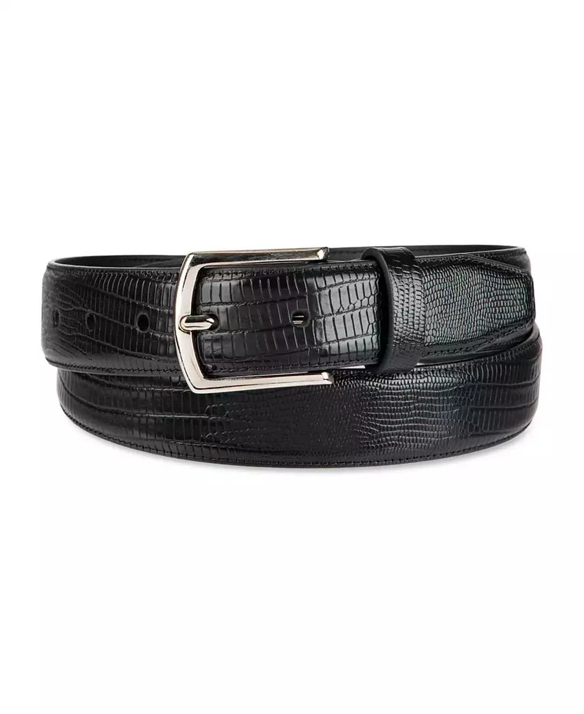 Alfani Men's Feather Edge Lizard Dress Belt 1