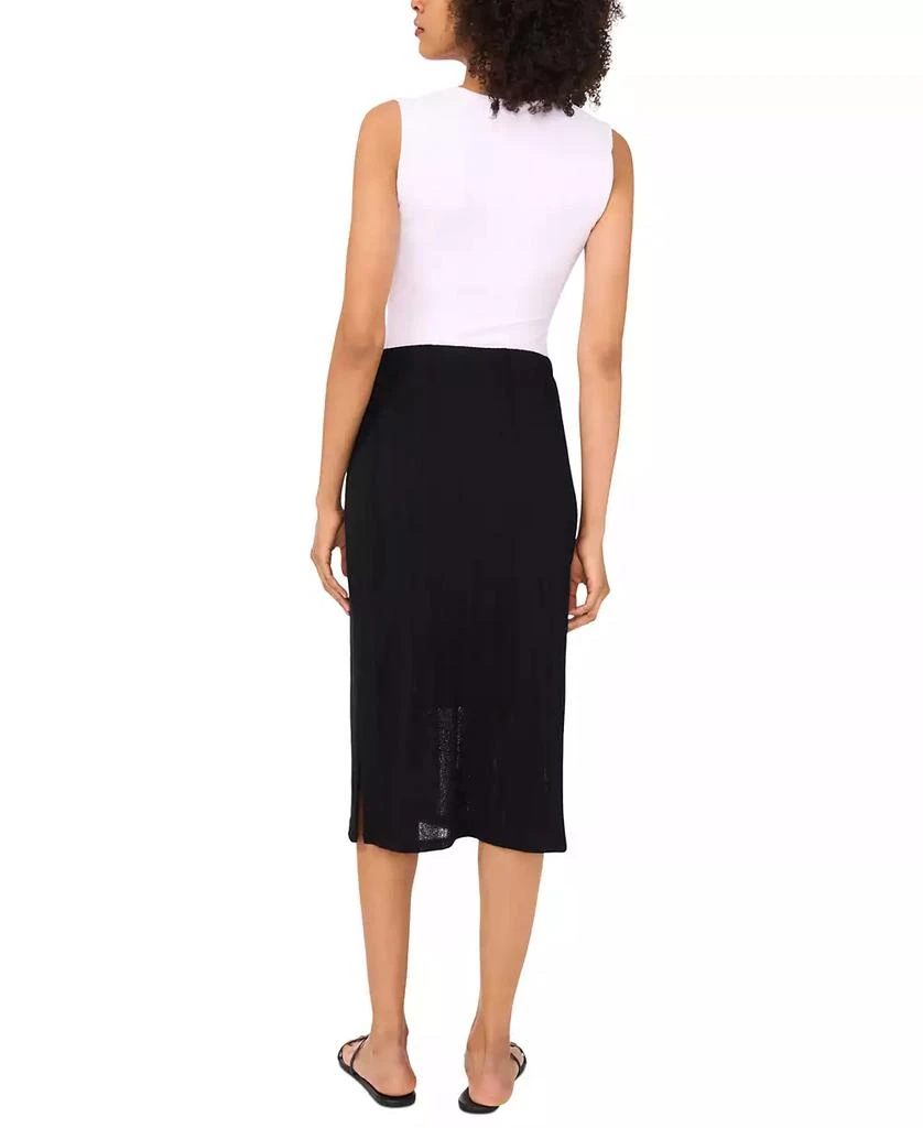 Vince Camuto Women's Pull-On Side-Slit Midi Skirt 5