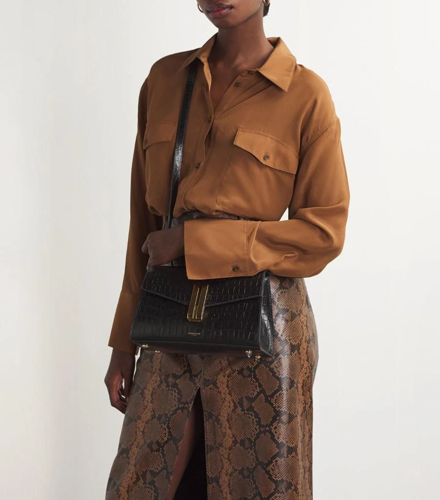 Demellier Leather Midi Montreal Top-Handle Bag 5