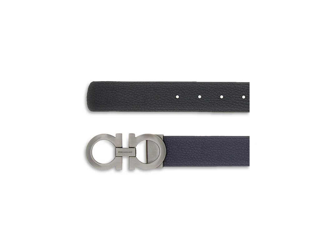 Salvatore Ferragamo Men's Reversible Leather Belt 4