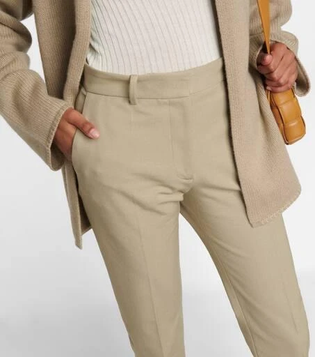 Joseph Coleman high-rise slim gabardine pants 4