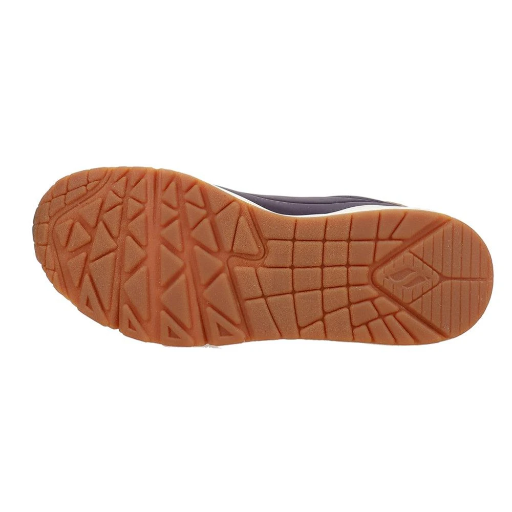 SKECHERS Uno Shimmer Away Perforated Lace Up Sneakers 5