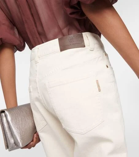 Brunello Cucinelli High-rise cotton pants 6