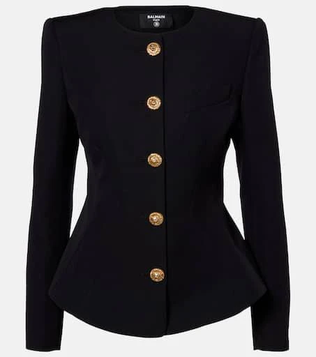 Balmain Virgin wool blazer 1