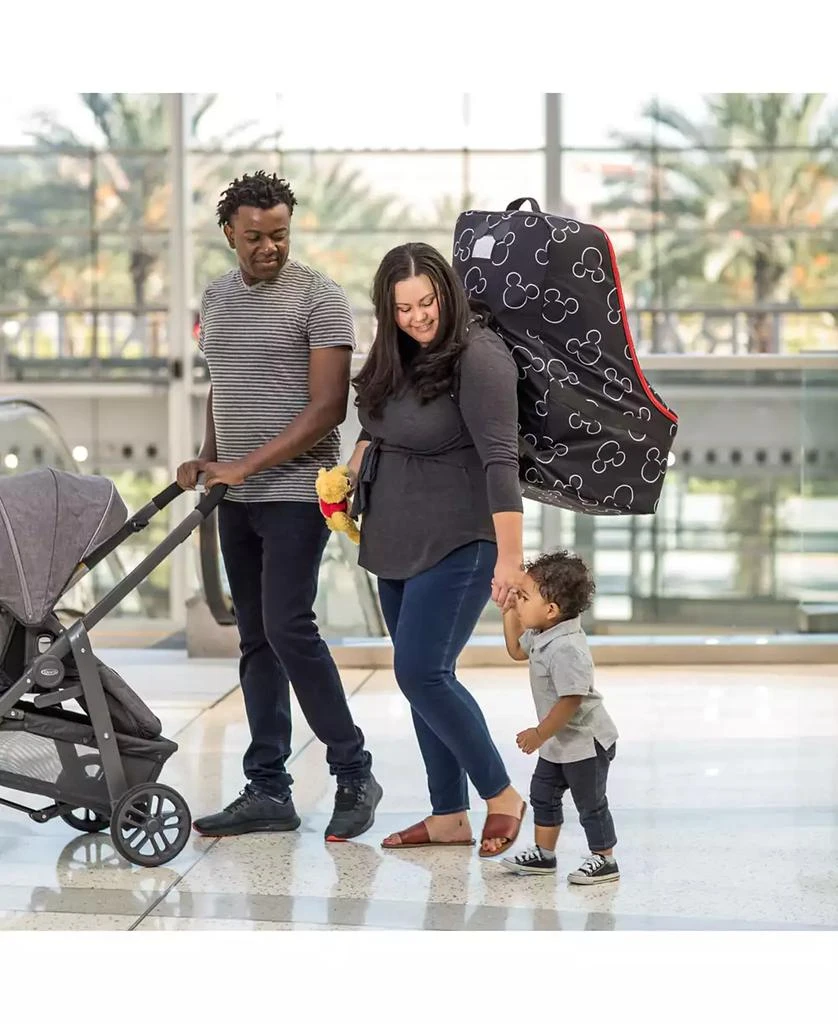 J L childress Disney Baby Ultimate Padded Backpack Car Seat Travel Bag, Mickey 5