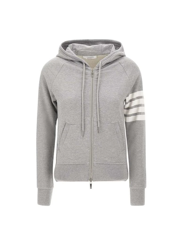 Thom Browne Thom Browne 4-Bar Zip-Up Hoodie 1