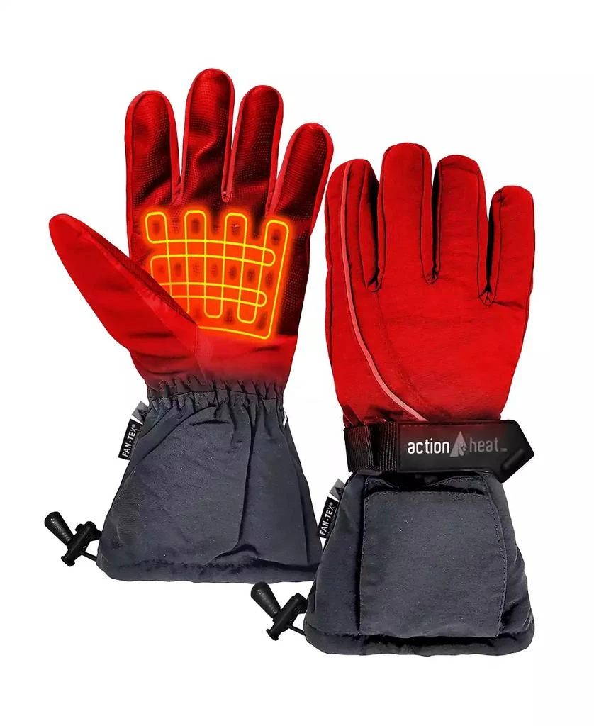 ActionHeat Men's AA Battery Heated Snow Gloves Navy - One Size 1