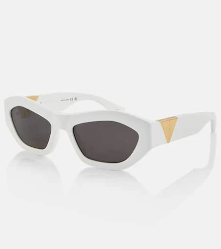 Bottega Veneta Angle hexagonal cat-eye sunglasses 4
