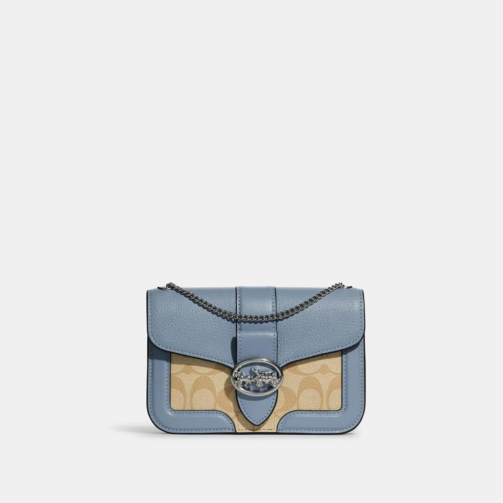 Coach Coach Outlet Georgie Crossbody In Signature Canvas 4