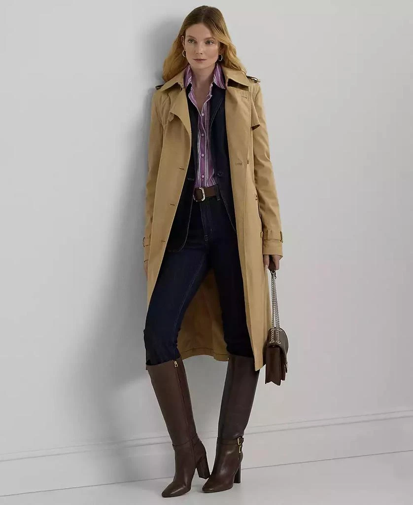Ralph Lauren Women's Double-Breasted Trench Coat 5