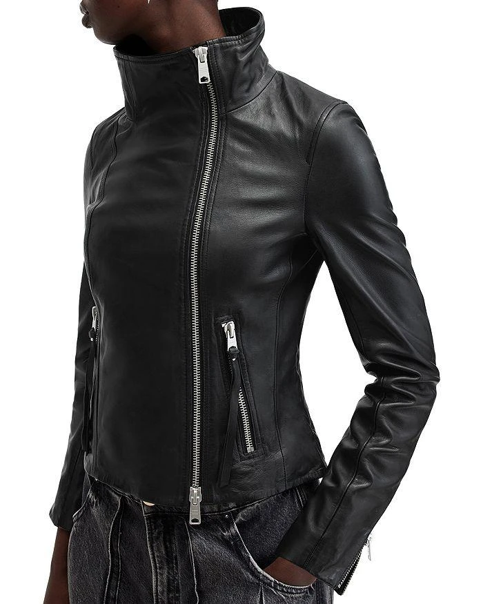 ALL SAINTS Ellis Leather Biker Jacket 6