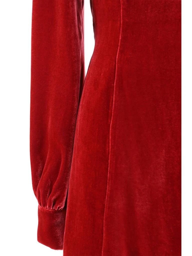 Raquel Diniz Raquel Diniz Natalie Cut-Out Velvet Mini Dress 3